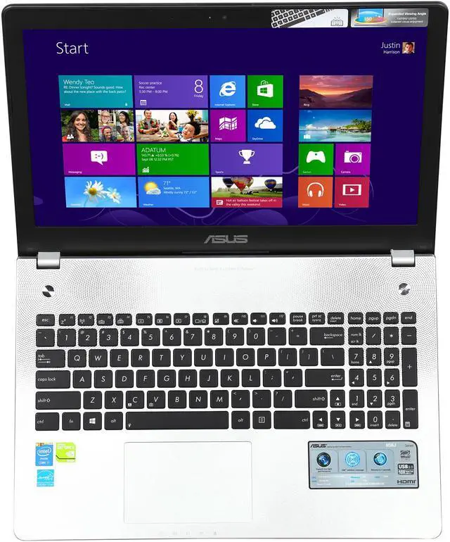 Alt view image 7 of 8 - ASUS N56JN-MB71 Gaming Laptop Intel Core i7 4700HQ 2.40GHz 8GB Memory 750GB HDD NVIDIA GeForce GT 840M 2GB DDR3 15.6" Windows 8.1 64-Bit