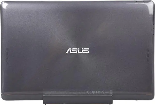 Alt view image 3 of 12 - Asus 2-in-1 Transformer Book T100TA-B2-GR Intel Z3775 Quad Core 2GB RAM, 32GB SSD Storage, 10.1” MultiTouch 2-in1 Notebook/ Tablet with Keyboard/Dock, Windows 8.1 – Gray - Certified Refurbished