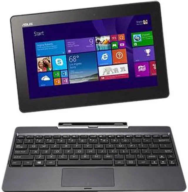 Main image of ASUS Transformer Book T100TA-C2-GR 2GB DDR3 Memory 10.1" 1366 x 768 Tablet Windows 8.1 Gray