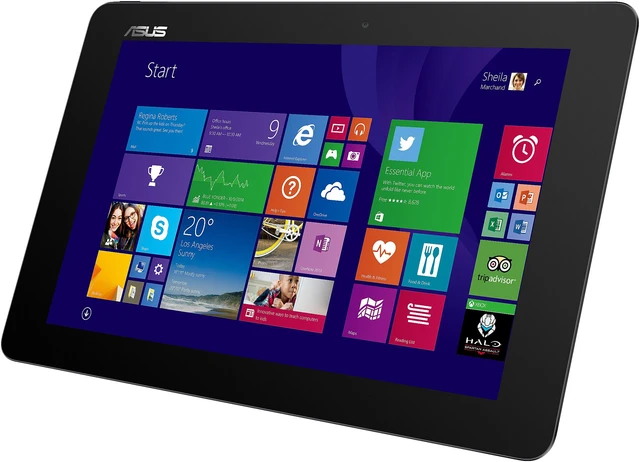 Alt view image 5 of 10 - ASUS Transformer Book T100CHI-B1-BK 2-in-1 Ultrabook Intel Atom 2 GB Memory 32 GB SSD 10.1" Touchscreen Windows 8.1 32-Bit