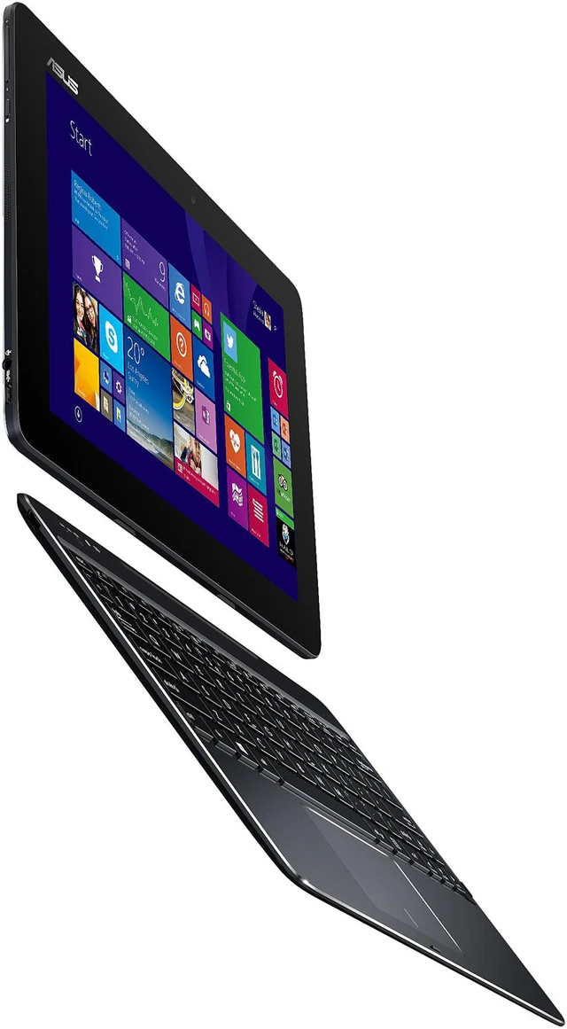 Alt view image 2 of 10 - ASUS Transformer Book T100CHI-B1-BK 2-in-1 Ultrabook Intel Atom 2 GB Memory 32 GB SSD 10.1" Touchscreen Windows 8.1 32-Bit