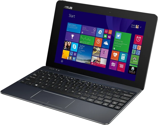 Alt view image 3 of 10 - ASUS Transformer Book T100CHI-B1-BK 2-in-1 Ultrabook Intel Atom 2 GB Memory 32 GB SSD 10.1" Touchscreen Windows 8.1 32-Bit