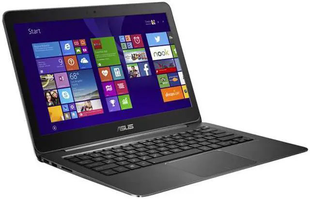 Alt view image 3 of 11 - ASUS Zenbook UX305FA-ASM1 Intel Core M 8 GB Memory 256 GB SSD 13.3" Ultra-Slim FHD Aluminum Laptop Windows 8.1 64-Bit