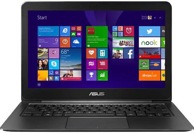 Alt view image 2 of 11 - ASUS Zenbook UX305FA-ASM1 Intel Core M 8 GB Memory 256 GB SSD 13.3" Ultra-Slim FHD Aluminum Laptop Windows 8.1 64-Bit