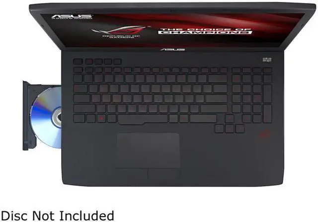 Alt view image 5 of 9 - ASUS ROG - 17.3" NVIDIA GeForce GTX 965M - Intel Core i7-4720HQ  - 16GB Memory - - Windows 8.1 64-Bit - Gaming Laptop - IPS (G751JL-DS71 )