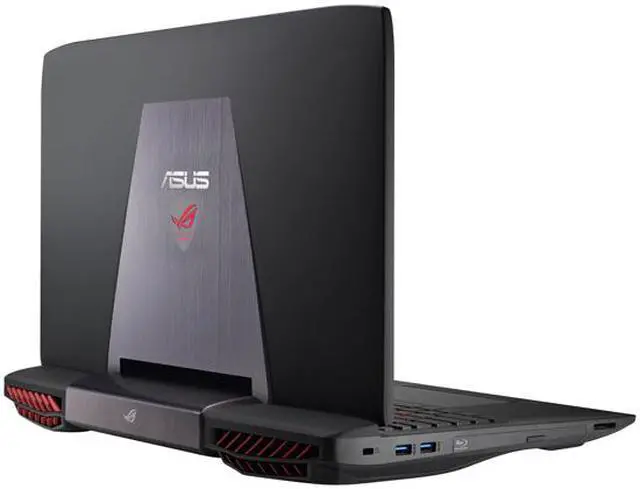 Alt view image 6 of 9 - ASUS ROG - 17.3" NVIDIA GeForce GTX 965M - Intel Core i7-4720HQ  - 16GB Memory - - Windows 8.1 64-Bit - Gaming Laptop - IPS (G751JL-DS71 )