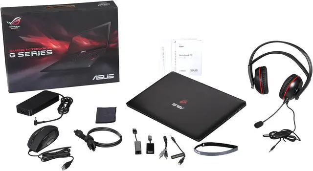 Alt view image 8 of 8 - ASUS ROG - 15.6" 4K / UHD NVIDIA GeForce GTX 960M - Intel Core i7-4720HQ  - 16GB Memory - 512 GB SSD - Windows 8.1 64-Bit - Gaming Laptop - IPS (G501JW-DS71 )