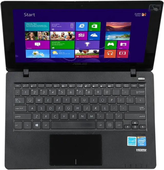 Alt view image 6 of 8 - ASUS 11.6" Intel Celeron N2815 4GB Memory Windows 8.1 64-Bit K200MA-DS01T-BLK