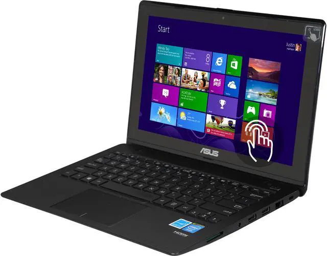 Main image of ASUS 11.6" Intel Celeron N2815 4GB Memory Windows 8.1 64-Bit K200MA-DS01T-BLK