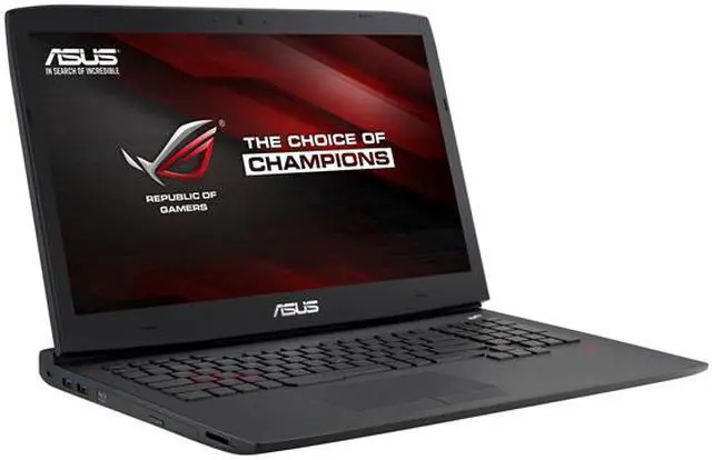 Alt view image 2 of 8 - ASUS ROG - 17.3" NVIDIA GeForce GTX 965M - Intel Core i7-4720HQ  - 12GB Memory - - Windows 8.1 64-Bit - Gaming Laptop - (G751JL-DS71-CA )