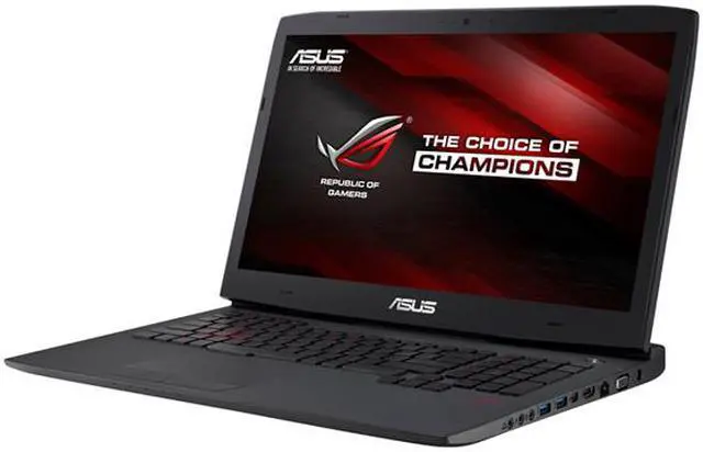 Alt view image 3 of 8 - ASUS ROG - 17.3" NVIDIA GeForce GTX 965M - Intel Core i7-4720HQ  - 12GB Memory - - Windows 8.1 64-Bit - Gaming Laptop - (G751JL-DS71-CA )