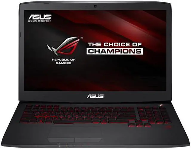 Alt view image 6 of 8 - ASUS ROG - 17.3" NVIDIA GeForce GTX 965M - Intel Core i7-4720HQ  - 12GB Memory - - Windows 8.1 64-Bit - Gaming Laptop - (G751JL-DS71-CA )