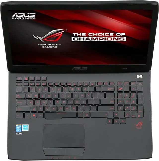 Alt view image 6 of 8 - ASUS ROG G751 Series G751JY-DH71 Gaming Laptop Intel Core i7 4710HQ (2.50GHz) 24GB Memory 1TB HDD 256GB SSD NVIDIA GeForce GTX 980M 4GB 17.3" BD Combo Windows 8.1 64-Bit