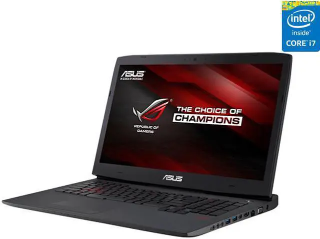 Main image of ASUS ROG G751JY-DB72 G-Sync Gaming Laptop 4th Generation Intel Core i7 4720HQ (2.60 GHz) 24 GB Memory 1 TB HDD 256 GB SSD NVIDIA GeForce GTX 980M 4 GB GDDR5 17.3" Windows 8.1 64-Bit