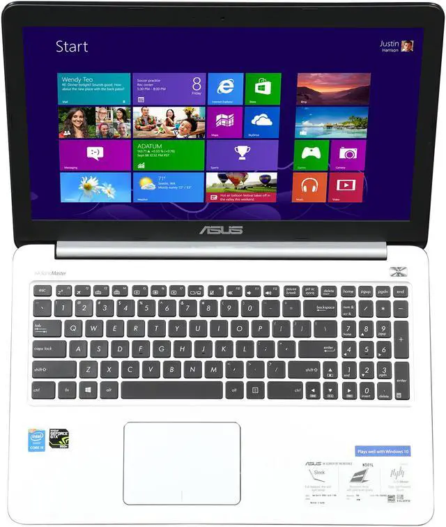 Alt view image 6 of 8 - ASUS  K501LX-NB52 Gaming Laptop Intel Core i5 5200U (2.20GHz) 8GB Memory 1TB HDD 128GB SSD NVIDIA GeForce GTX 950M 15.6" Windows 8.1 64-Bit