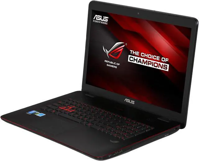 Main image of ASUS ROG - 17.3" NVIDIA GeForce GTX 860M - Intel Core i7-4710HQ  - 12GB Memory - - Windows 8.1 64-Bit - Certified Refurbished Gaming Laptop - (GL771JM-DH71 )