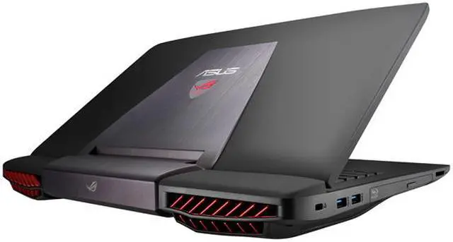 Alt view image 5 of 8 - ASUS ROG G751JT-DB73 G-Sync Gaming Laptop 4th Generation Intel Core i7 4720HQ (2.60 GHz) 16 GB Memory 1 TB HDD 256 GB SSD NVIDIA GeForce GTX 970M 3 GB GDDR5 17.3" Windows 8.1 64-Bit