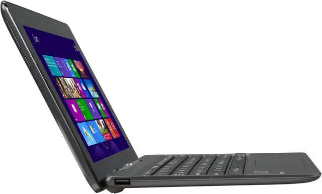 Alt view image 5 of 11 - Asus Transformer Book T100TAF 10.1" 2-in-1 Tablet with Dock, Quad Core Intel Atom Bay Trail Z3735F 1.33 GHz (1.83 GHz Burst), 2 GB Memory, 32 GB Storage, Windows 8.1, Certified Refurbished