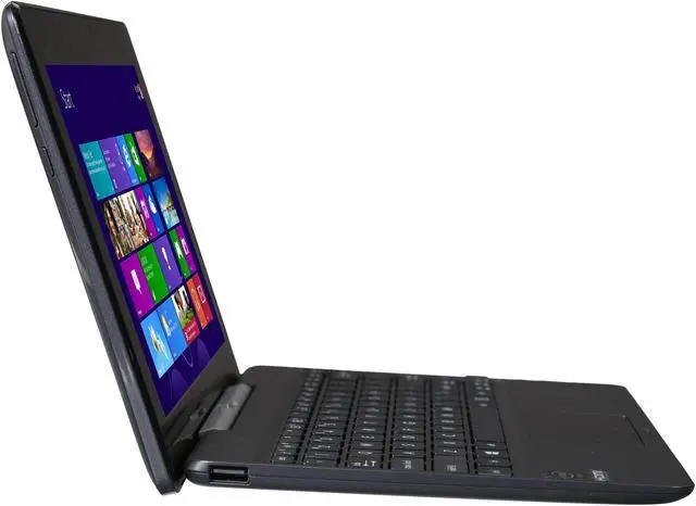 Alt view image 5 of 14 - Asus Transformer Book T100 10.1" 2-in-1 Tablet with Dock, Quad Core Intel Atom Bay Trail Z3735F 1.33GHz (1.83GHz Burst), 2GB Memory, 32GB Storage, Windows 8.1, Certified Refurbished