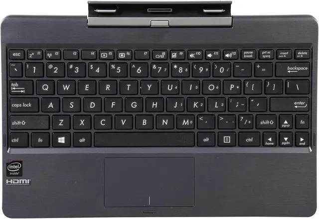 Alt view image 9 of 14 - Asus Transformer Book T100 10.1" 2-in-1 Tablet with Dock, Quad Core Intel Atom Bay Trail Z3735F 1.33GHz (1.83GHz Burst), 2GB Memory, 32GB Storage, Windows 8.1, Certified Refurbished