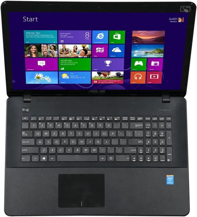Alt view image 6 of 8 - ASUS 17.3" Intel Pentium N3540 8GB Memory Windows 8.1 64-Bit R752MA-MH21TQ