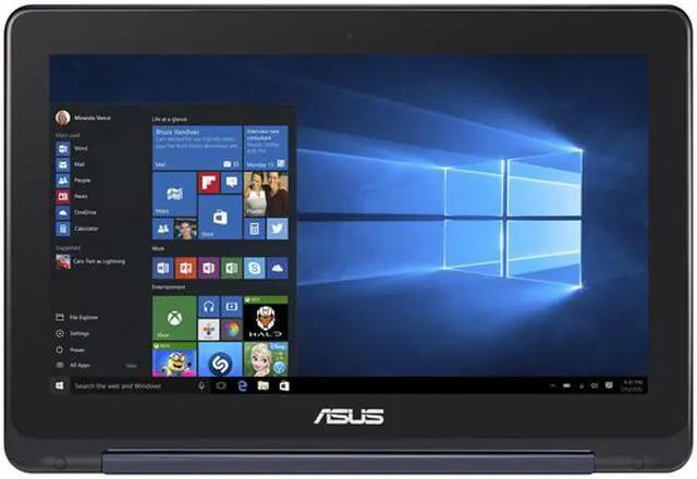 Alt view image 9 of 16 - ASUS TP200SA-DH04T Intel Celeron N3050 (1.60 GHz) 4 GB Memory 64 GB SSD Intel HD Graphics Shared memory 11.6" 1366 x 768 Convertible Touchscreen Ultrabook Windows 10 Home 64-Bit