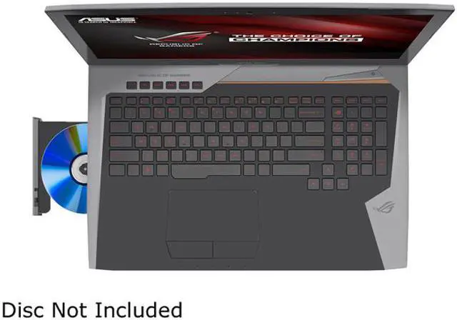 Alt view image 4 of 12 - ASUS ROG G752VL-DH71 Gaming Laptop Intel Core i7 6700HQ (2.60 GHz) 16 GB Memory 1 TB HDD NVIDIA GeForce GTX 965M 2 GB GDDR5 17.3" Windows 10 Home 64-Bit