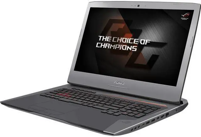 Main image of ASUS ROG G752VT-DH72 G-Sync Gaming Laptop 6th Generation Intel Core i7 6700HQ (2.60 GHz) 16 GB Memory 1 TB HDD 128 GB SSD NVIDIA GeForce GTX 970M 3 GB GDDR5 17.3" Windows 10 Home 64-Bit