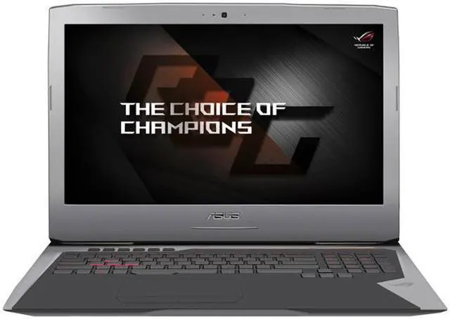 Alt view image 2 of 14 - ASUS ROG G752VT-DH72 G-Sync Gaming Laptop 6th Generation Intel Core i7 6700HQ (2.60 GHz) 16 GB Memory 1 TB HDD 128 GB SSD NVIDIA GeForce GTX 970M 3 GB GDDR5 17.3" Windows 10 Home 64-Bit