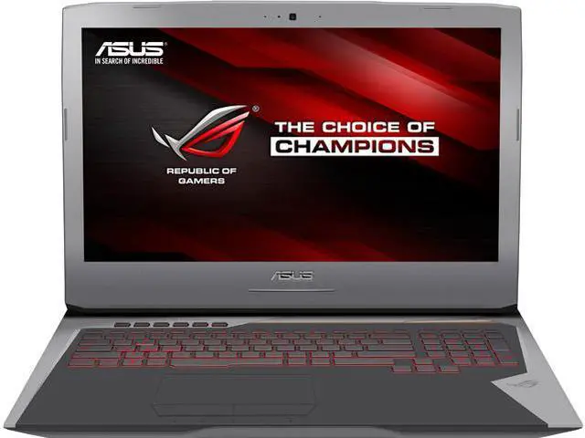Main image of ASUS ROG - 17.3" NVIDIA GeForce GTX 980M - Intel Core i7-6820HK - 64GB Memory - 512 GB (PCIEG3x4) SSD - Windows 10 Home 64-Bit - Gaming Laptop - IPS (G752VY-DH78K )