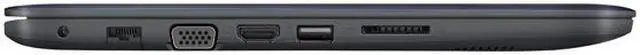Alt view image 4 of 8 - ASUS Laptop Intel Celeron N2840 2GB Memory 32 GB SSD Intel HD Graphics 5500 14.0" Non-Touch Screen Windows 10 Home 64-Bit E402MA-EH01-BL