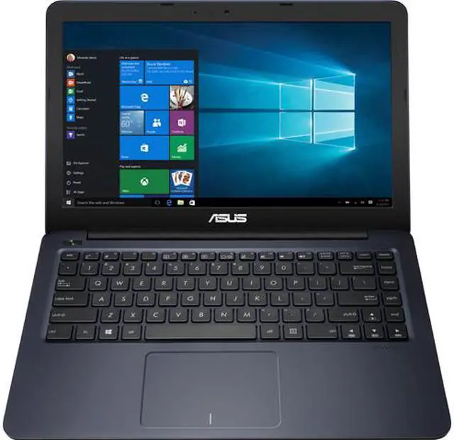 Main image of ASUS Laptop Intel Celeron N2840 2GB Memory 32 GB SSD Intel HD Graphics 5500 14.0" Non-Touch Screen Windows 10 Home 64-Bit E402MA-EH01-BL