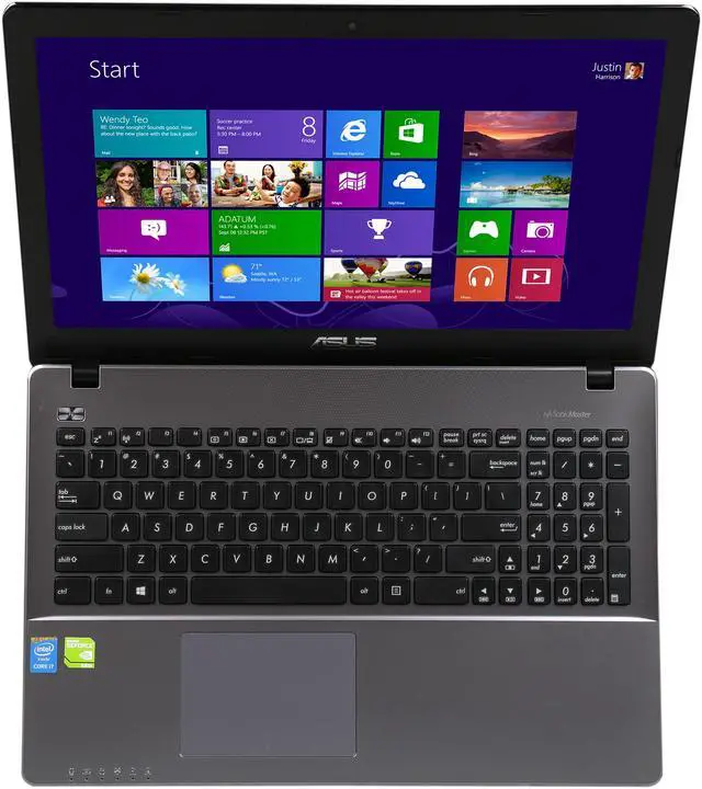 Alt view image 7 of 8 - ASUS Laptop Intel Core i7-4720HQ 8GB Memory 1TB HDD NVIDIA GeForce 930M 15.6" Windows 8.1 64-Bit X550JF-MS71