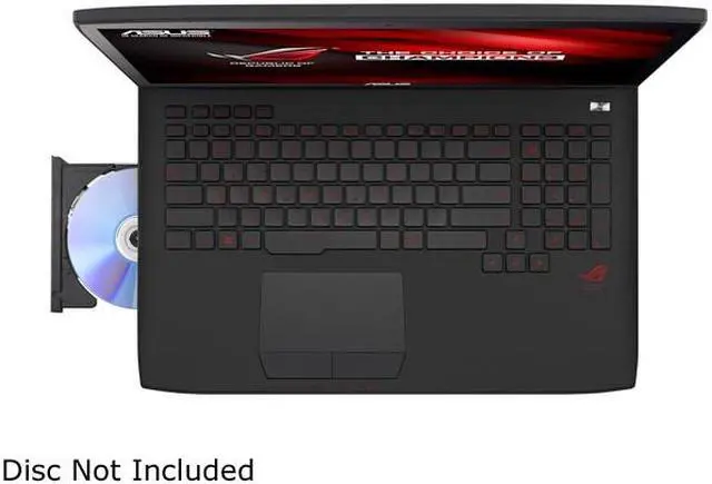Alt view image 7 of 11 - ASUS ROG G751JL-WH71(WX) Gaming Laptop 4th Generation Intel Core i7 4720HQ (2.60 GHz) 16 GB Memory 1 TB HDD NVIDIA GeForce GTX 965M 2 GB GDDR5 17.3" IPS Windows 10 Home 64-Bit