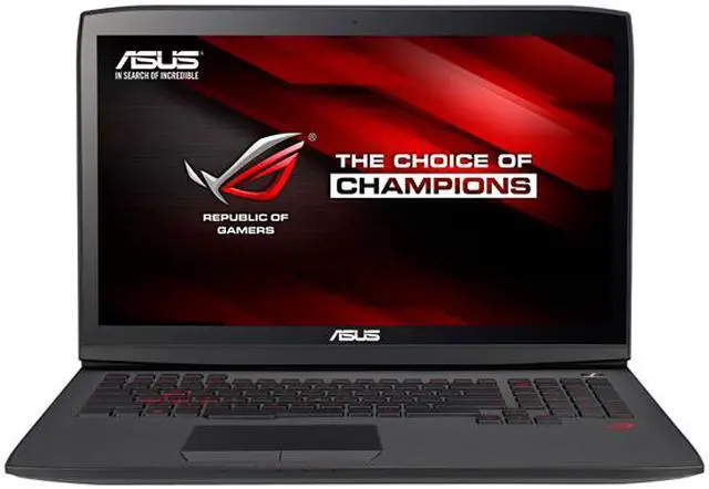 Alt view image 5 of 11 - ASUS ROG G751JL-WH71(WX) Gaming Laptop 4th Generation Intel Core i7 4720HQ (2.60 GHz) 16 GB Memory 1 TB HDD NVIDIA GeForce GTX 965M 2 GB GDDR5 17.3" IPS Windows 10 Home 64-Bit