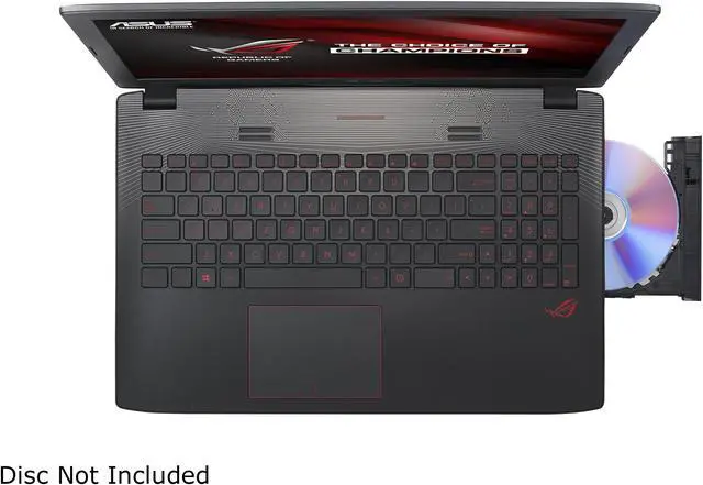 Alt view image 2 of 10 - ASUS ROG - 15.6" NVIDIA GeForce GTX 960M - Intel Core i7-6700HQ  - 16GB Memory - 128 GB SSD - Windows 10 Home 64-Bit - Gaming Laptop - IPS (GL552VW-DH74 )