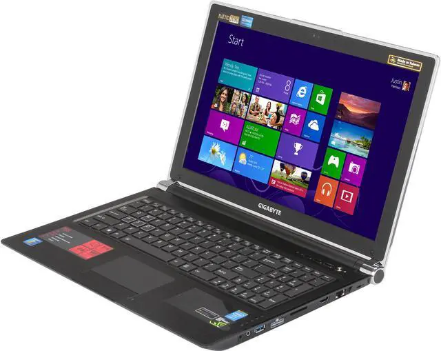 Main image of GIGABYTE - 15.6" NVIDIA GeForce GTX 770M - Intel Core i7-4700MQ - 8GB Memory - 128 GB SSD - Windows 8 - Gaming Laptop - (P25W-CF1 )