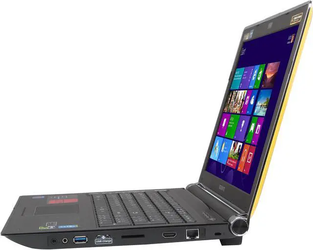 Alt view image 2 of 8 - GIGABYTE - 15.6" NVIDIA GeForce GTX 770M - Intel Core i7-4700MQ - 8GB Memory - 128 GB SSD - Windows 8 - Gaming Laptop - (P25W-CF1 )