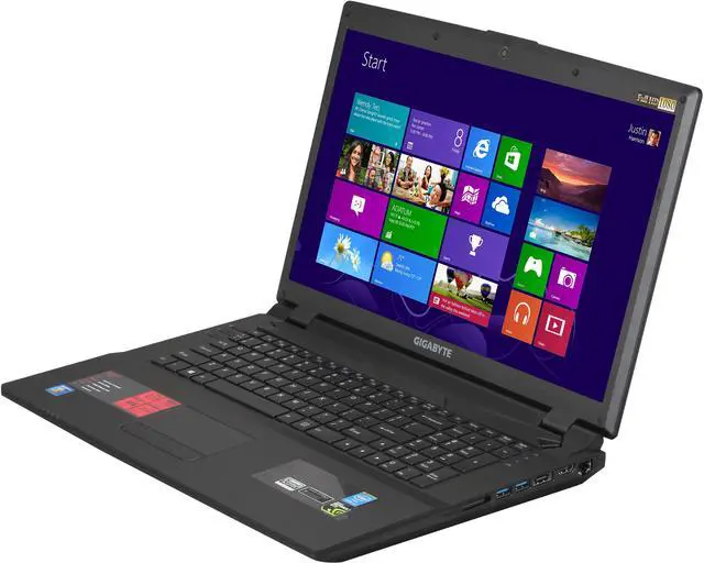 Main image of GIGABYTE - 17.3" NVIDIA GeForce GTX 765M - Intel Core i7-4700MQ - 12GB Memory - - Windows 8 - Gaming Laptop - (P27K-CF1 )