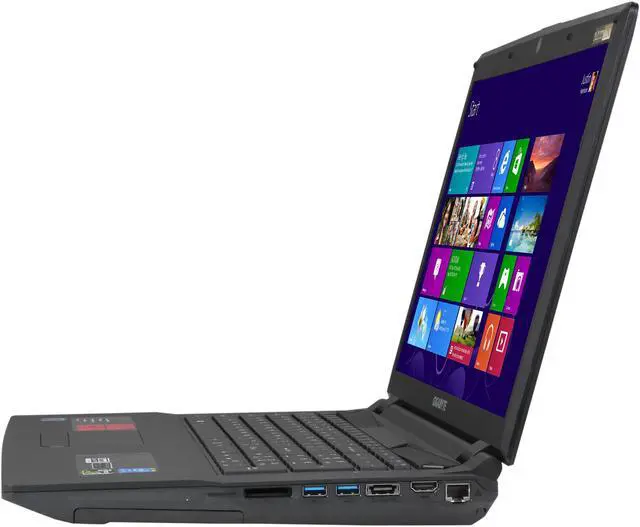 Alt view image 2 of 8 - GIGABYTE - 17.3" NVIDIA GeForce GTX 765M - Intel Core i7-4700MQ - 12GB Memory - - Windows 8 - Gaming Laptop - (P27K-CF1 )