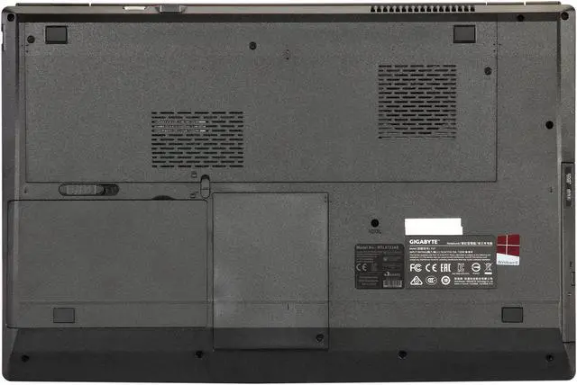 Alt view image 7 of 8 - GIGABYTE - 17.3" NVIDIA GeForce GTX 765M - Intel Core i7-4700MQ  - 16GB Memory - 128 GB SSD - Windows 8 - Gaming Laptop - (P27K-CF2 )