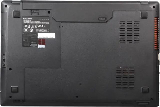 Alt view image 7 of 8 - GIGABYTE - 15.6" NVIDIA GeForce GTX 850M - Intel Core i7-4810MQ - 8GB Memory - - Windows 8.1 64-Bit - Gaming Laptop - (P15FV2-CF2 )