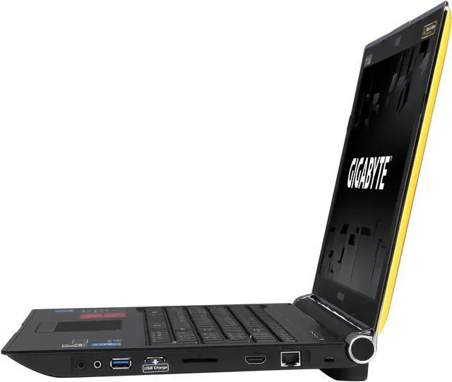 Alt view image 2 of 8 - GIGABYTE - 15.6" NVIDIA GeForce GTX 870M - Intel Core i7-4810MQ  - 8GB Memory - 128 GB SSD - Windows 8.1 - Gaming Laptop - IPS (P25Wv2-CF5 )