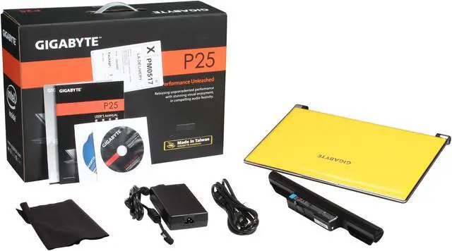 Alt view image 8 of 8 - GIGABYTE - 15.6" NVIDIA GeForce GTX 870M - Intel Core i7-4810MQ  - 8GB Memory - 128 GB SSD - Windows 8.1 - Gaming Laptop - IPS (P25Wv2-CF5 )