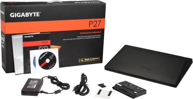 Alt view image 8 of 8 - GIGABYTE - 17.3" NVIDIA GeForce GTX 860M - Intel Core i7-4810MQ - 8GB Memory - - Windows 8.1 - Gaming Laptop - (P27Gv2-CF1 )