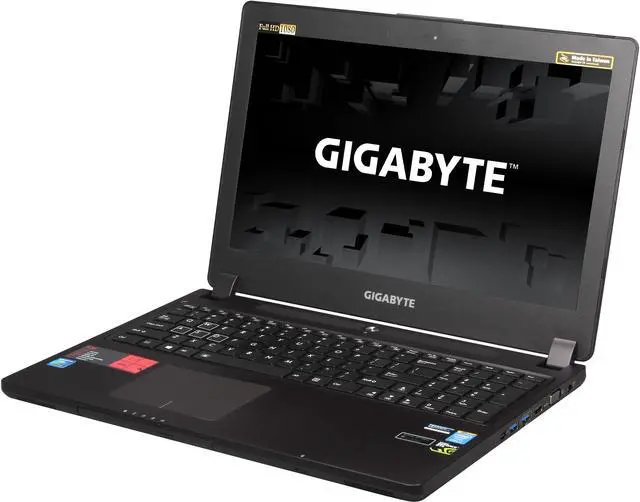 Main image of GIGABYTE - 15.6" NVIDIA GeForce GTX 860M - Intel Core i7-4710HQ  - 8GB Memory - 128 GB SSD - Windows 8.1 64-Bit - Gaming Laptop - (P35Gv2-CF1 )
