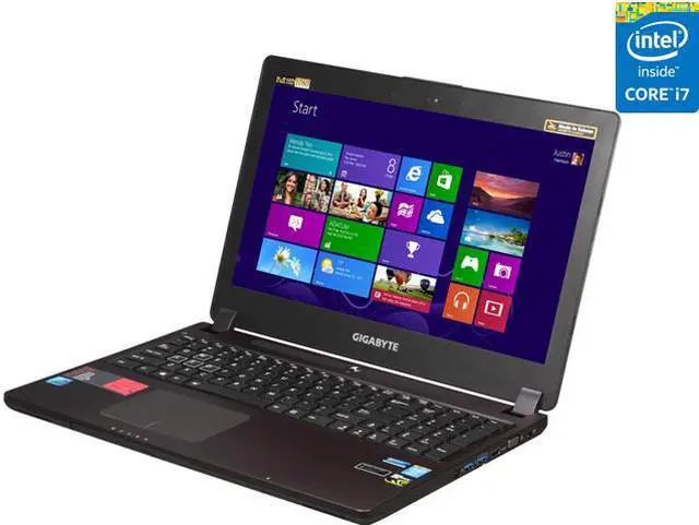 Main image of GIGABYTE - 15.6" NVIDIA GeForce GTX 870M - Intel Core i7-4710HQ  - 8GB Memory - - Windows 8.1 64-Bit - Gaming Laptop - (P35Wv2-CF5 )