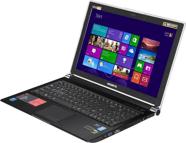Main image of GIGABYTE - 15.6" NVIDIA GeForce GTX 880M - Intel Core i7-4710MQ  - 16GB Memory - 128 GB SSD - Windows 8.1 64-Bit - Gaming Laptop - (P25Xv2-SP2 )