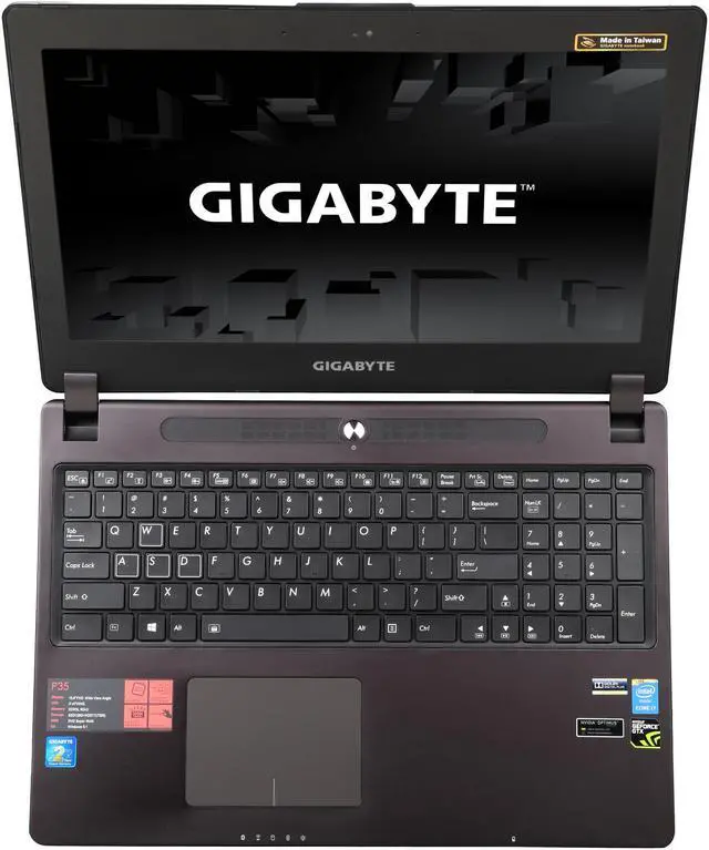 Alt view image 6 of 8 - GIGABYTE - 15.6" NVIDIA GeForce GTX 970M - Intel Core i7-4710HQ - 16GB Memory - 128 GB SSD - Windows 8.1 64-Bit - Gaming Laptop - (P35Wv3-CF3 )