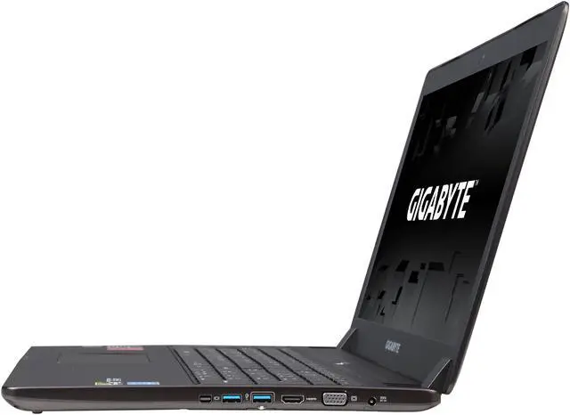 Alt view image 2 of 8 - GIGABYTE - 17.3" NVIDIA GeForce GTX 980M - Intel Core i7-4720HQ  - 16GB Memory - 256 GB SSD - Windows 7 Professional 64-Bit / Windows 8.1 Pro downgrade - Gaming Laptop - (P37X-CF2 )